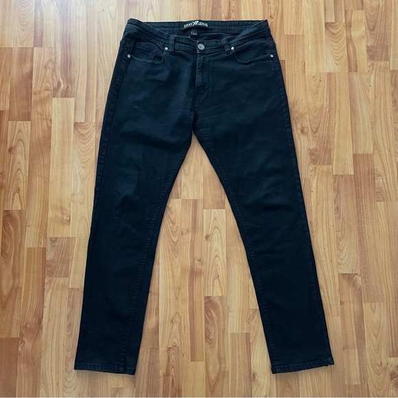 X-RAY Mens Slim Fit Stretch Jeans Size 36”x32” - Picture 5 of 10